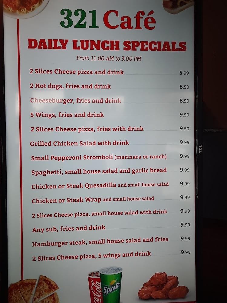 321 Cafe Menu image 2