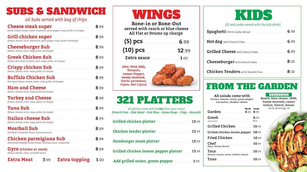 321 Cafe Menu image 4